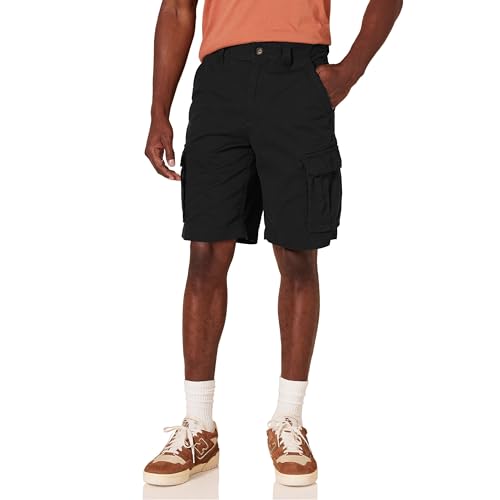 Essentials Men's 10-Inch Cotton Twill Cargo Shorts