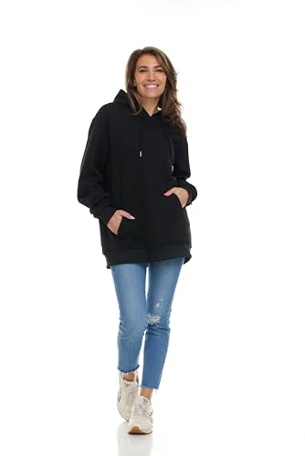 BILLIONHATS Women's Oversized Cotton Blend Hoodie Pack