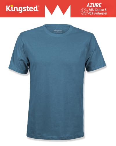 Kingsted Men's Classic Fit Soft Cotton Blend T-Shirts