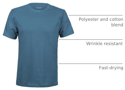 Kingsted Men's Classic Fit Soft Cotton Blend T-Shirts