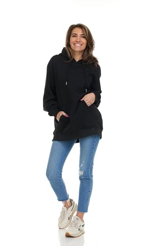 BILLIONHATS Women's Oversized Cotton Blend Hoodie Pack