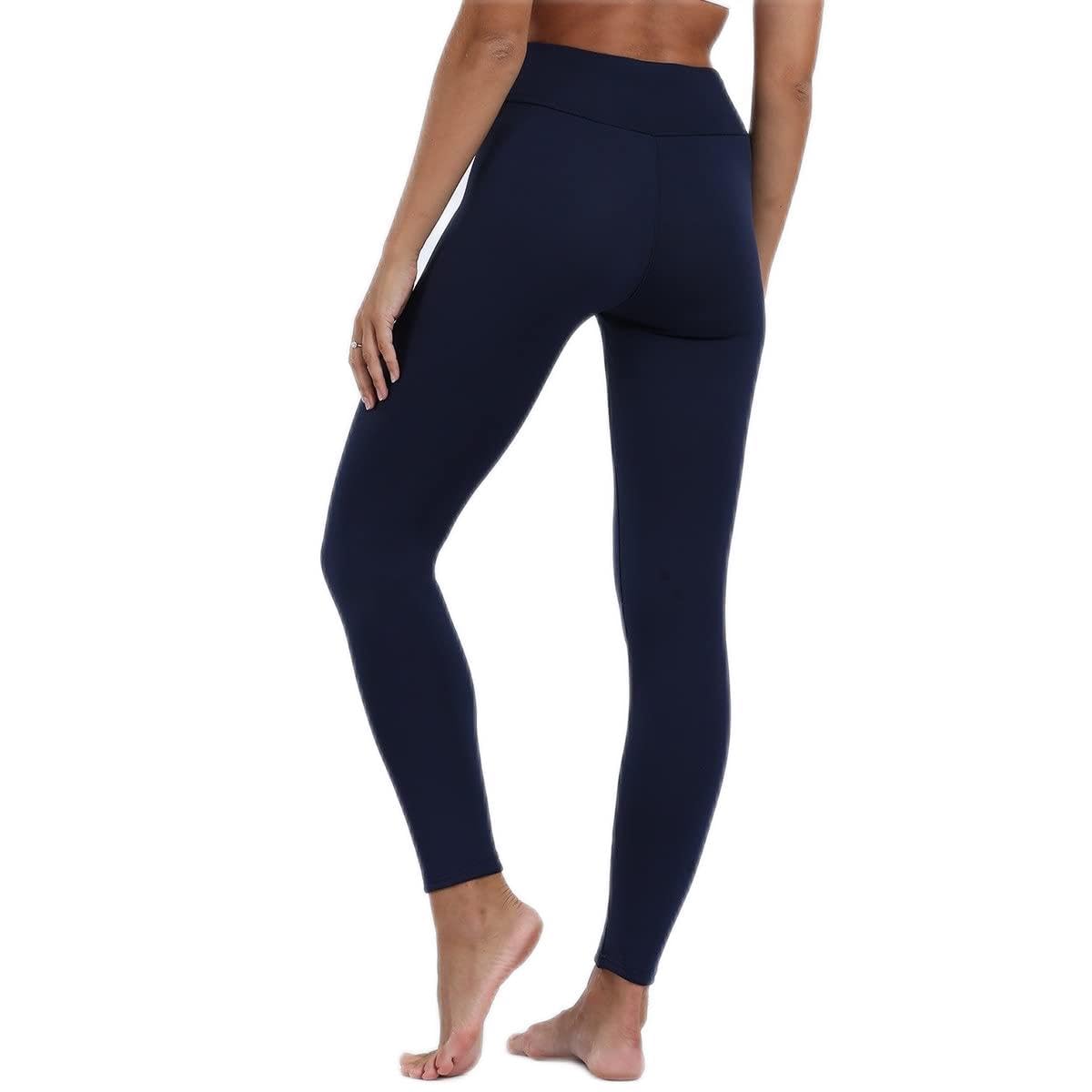 Women's High-Waist Velvet-Lined Thermal Winter Leggings