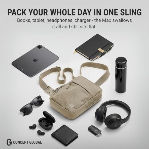 Unisex Anti-Theft RFID Blocking Travel Crossbody Sling Bag