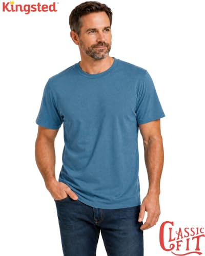 Kingsted Men's Classic Fit Soft Cotton Blend T-Shirts