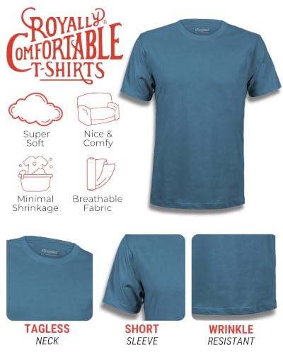 Kingsted Men's Classic Fit Soft Cotton Blend T-Shirts