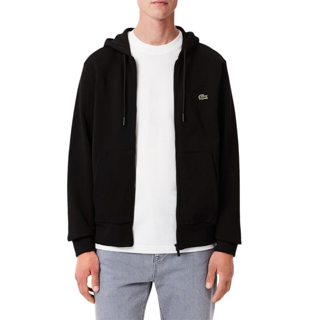 Lacoste Men's Classic Zip-Up Fleece Hoodie Jacket