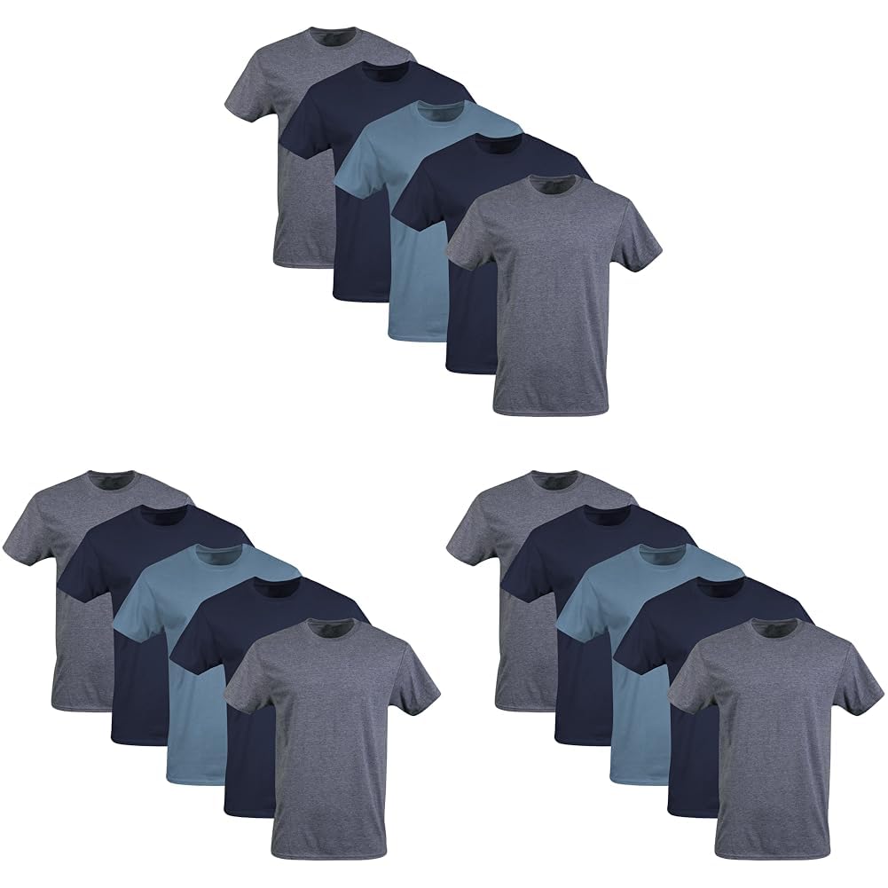 Gildan Men's Classic Crew T-Shirts Multipack G1100