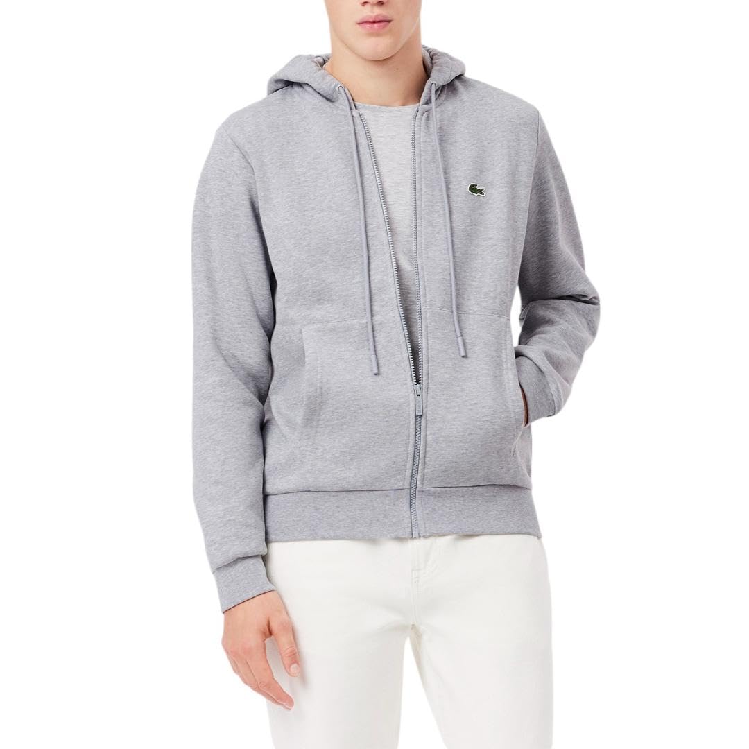 Lacoste Men's Classic Zip-Up Fleece Hoodie Jacket