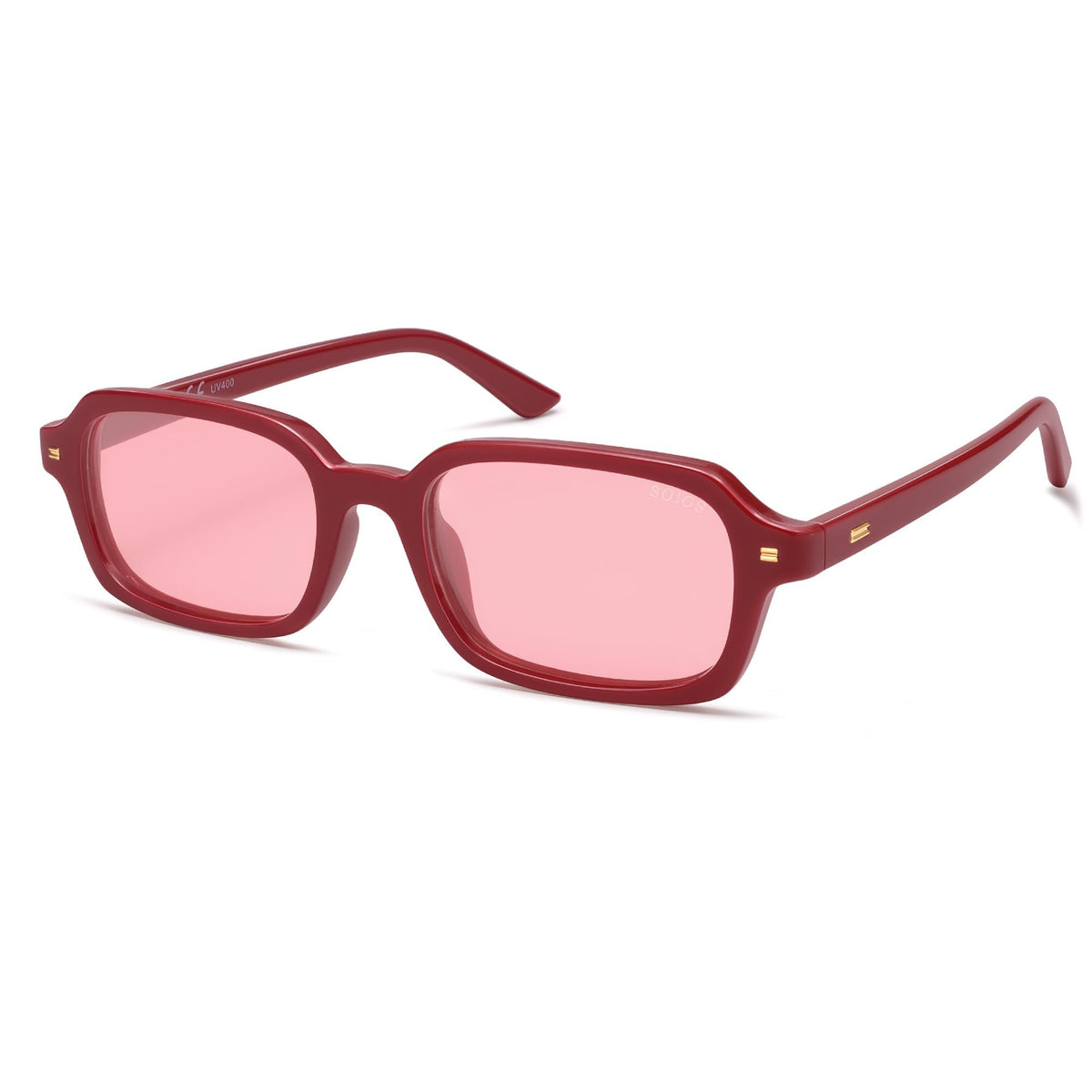 SOJOS Unisex Rectangle Polarized Sunglasses SJ2610