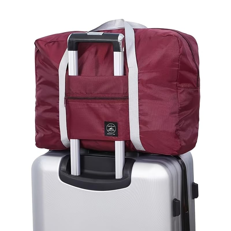 Foldable Lightweight Weekender Duffle Bag with Shoulder Strap