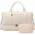 Women's 21-Inch Canvas Weekender Duffel Bag with Shoe Compartment