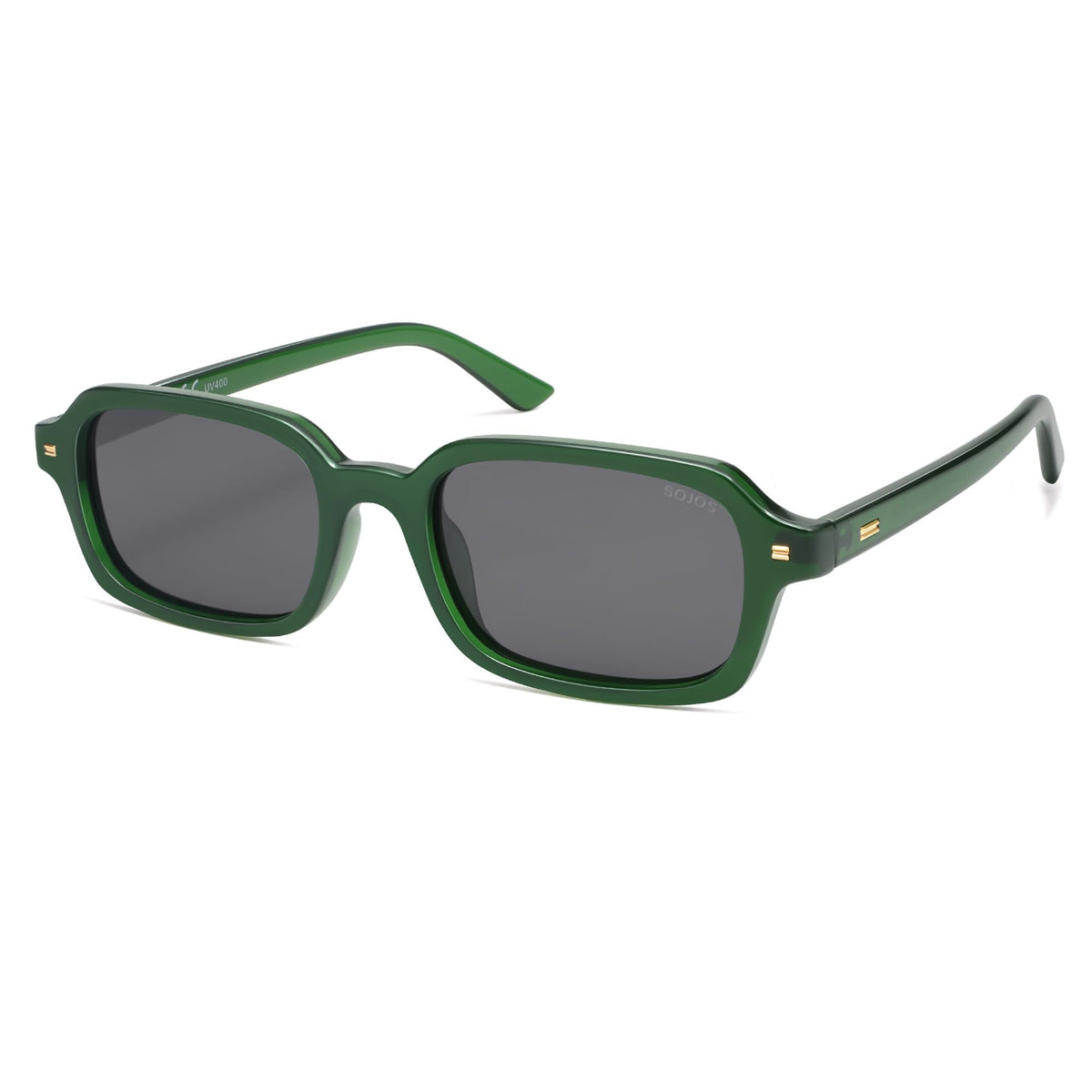SOJOS Unisex Rectangle Polarized Sunglasses SJ2610