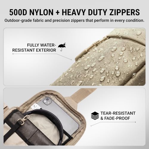 Unisex Anti-Theft RFID Blocking Travel Crossbody Sling Bag