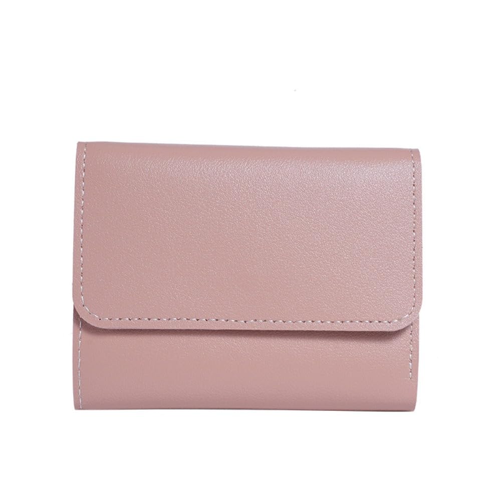 Women's Tri-Fold Multi-Card Compact Wallet - Black