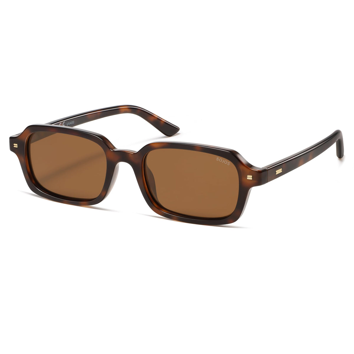 SOJOS Unisex Rectangle Polarized Sunglasses SJ2610