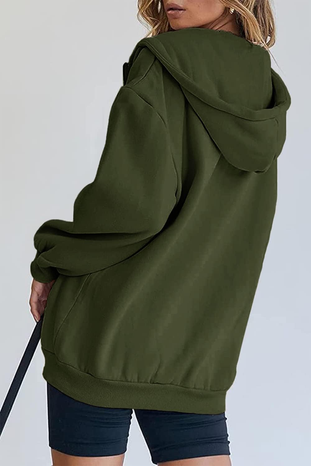 PRETTYGARDEN Women's Fall Zip-Up Hoodie Sweatshirt
