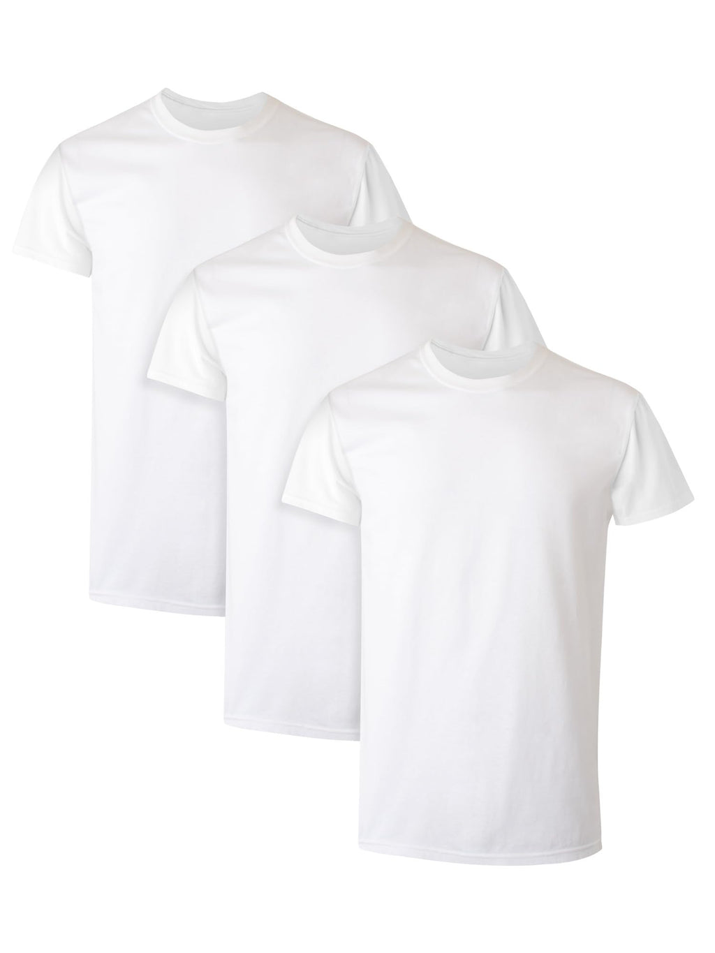 Hanes Men's Stay-Tucked Soft Cotton Undershirts Multipack
