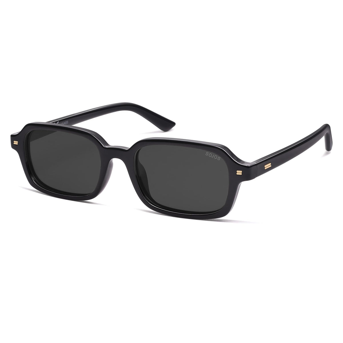 SOJOS Unisex Rectangle Polarized Sunglasses SJ2610