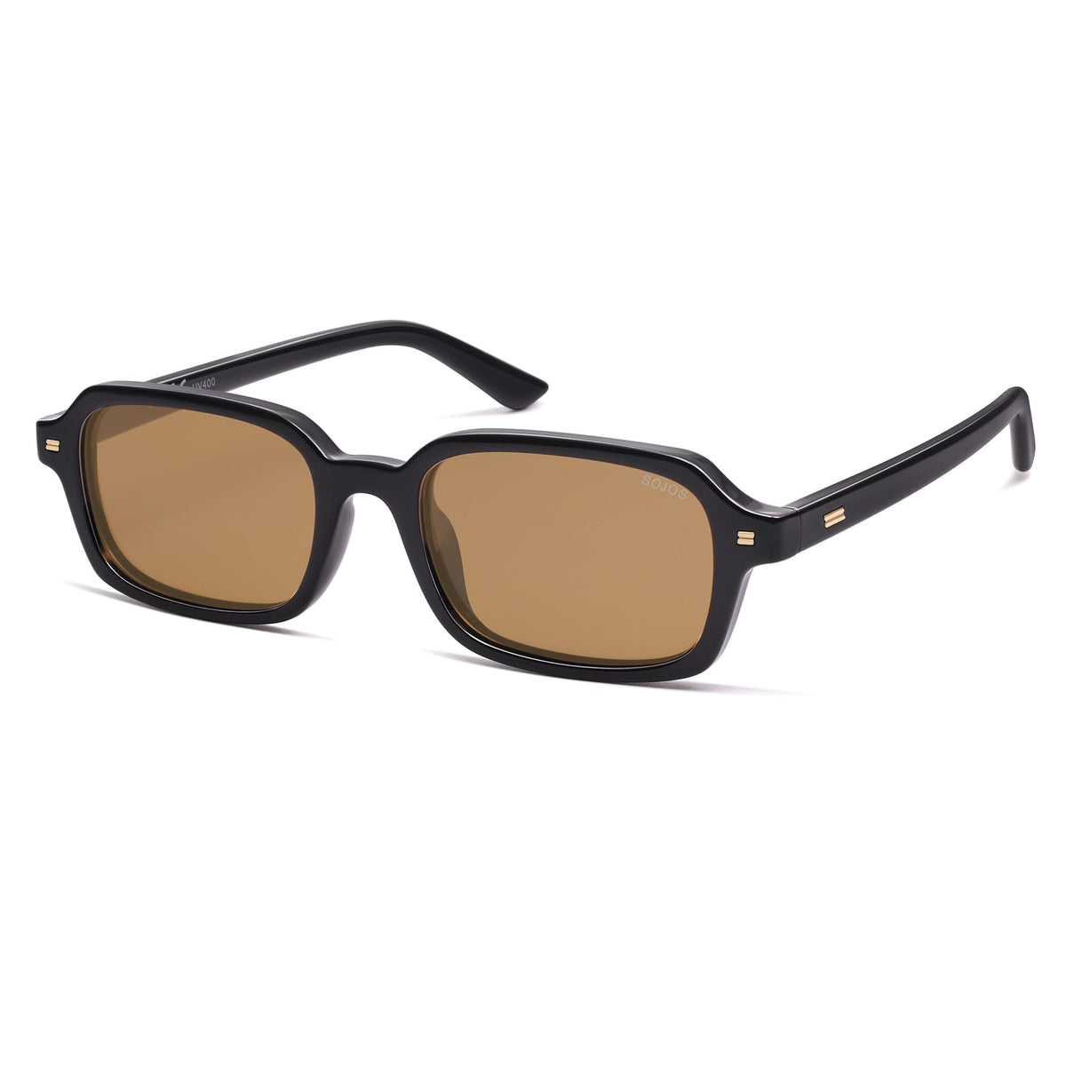 SOJOS Unisex Rectangle Polarized Sunglasses SJ2610