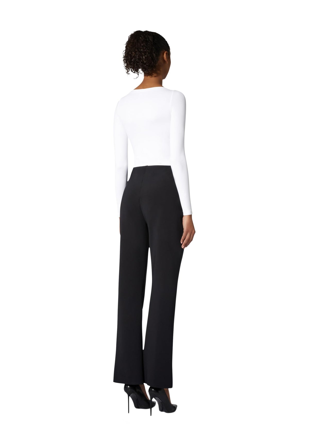 Wolford Women's Flared Scuba Trousers with Elastic Waist