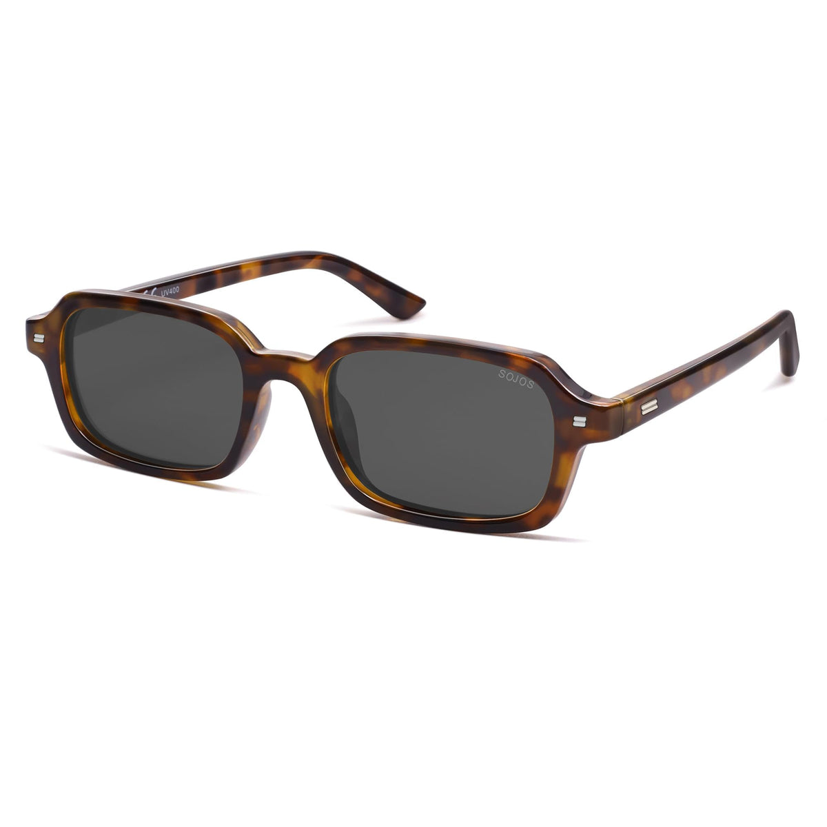 SOJOS Unisex Rectangle Polarized Sunglasses SJ2610