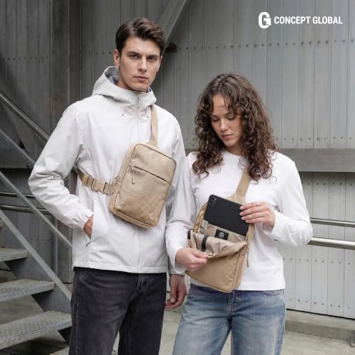 Unisex Anti-Theft RFID Blocking Travel Crossbody Sling Bag
