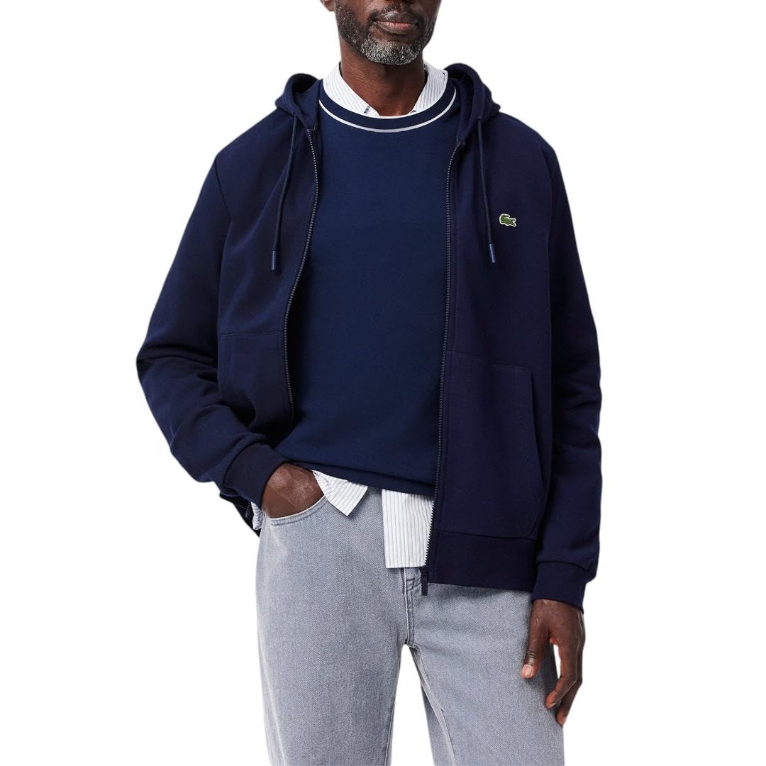 Lacoste Men's Classic Zip-Up Fleece Hoodie Jacket