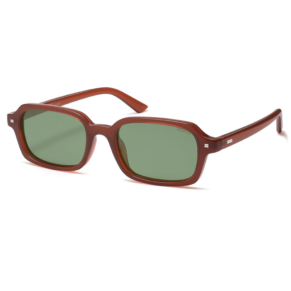 SOJOS Unisex Rectangle Polarized Sunglasses SJ2610