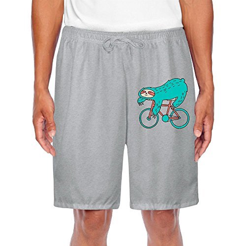 Riesd Men's Fitted Workout Jogger Pants with Zipper Bottom