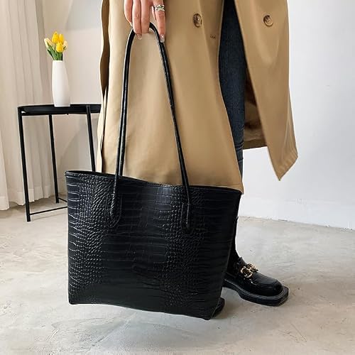 Women's Large Capacity Casual Commuter Shoulder Tote Bag