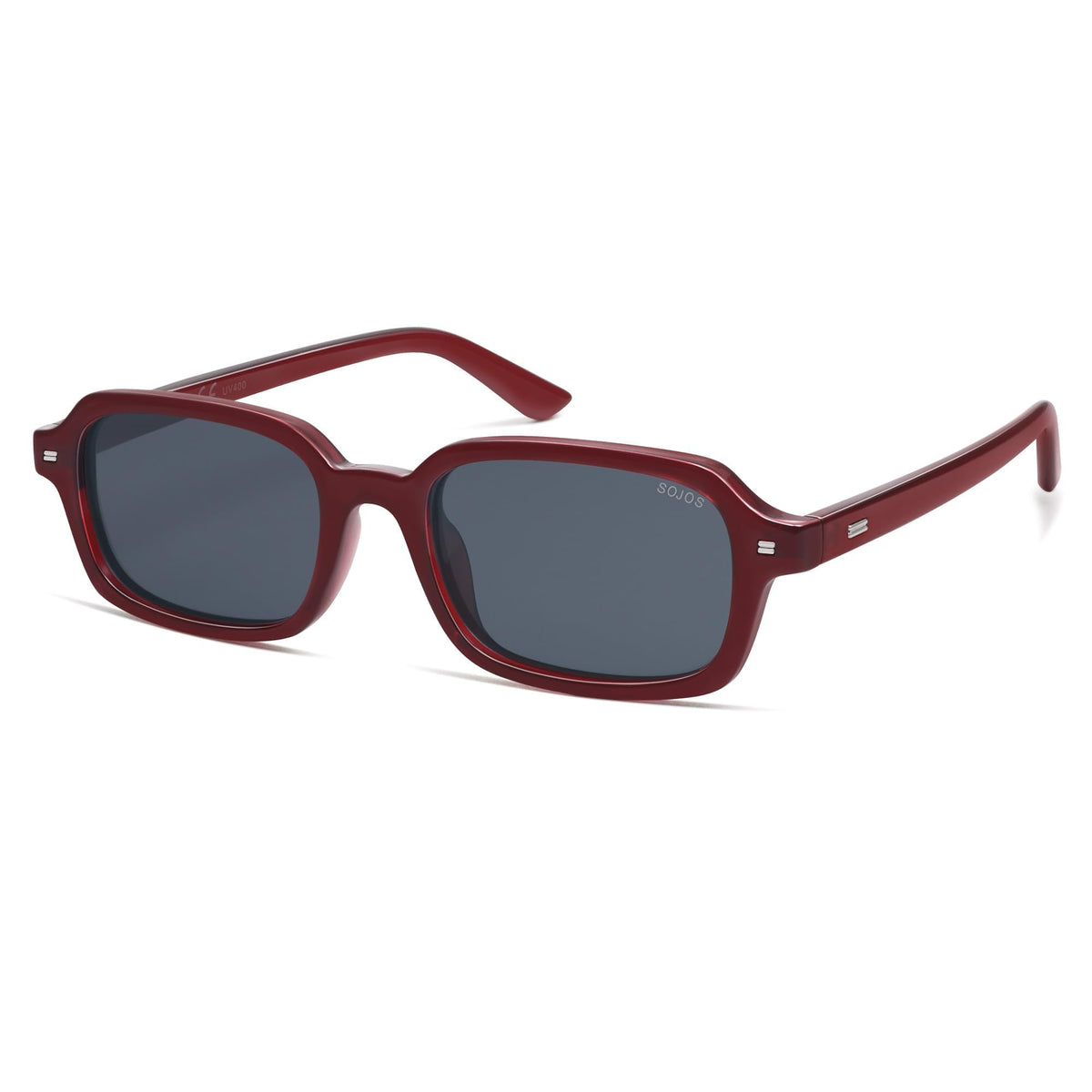 SOJOS Unisex Rectangle Polarized Sunglasses SJ2610