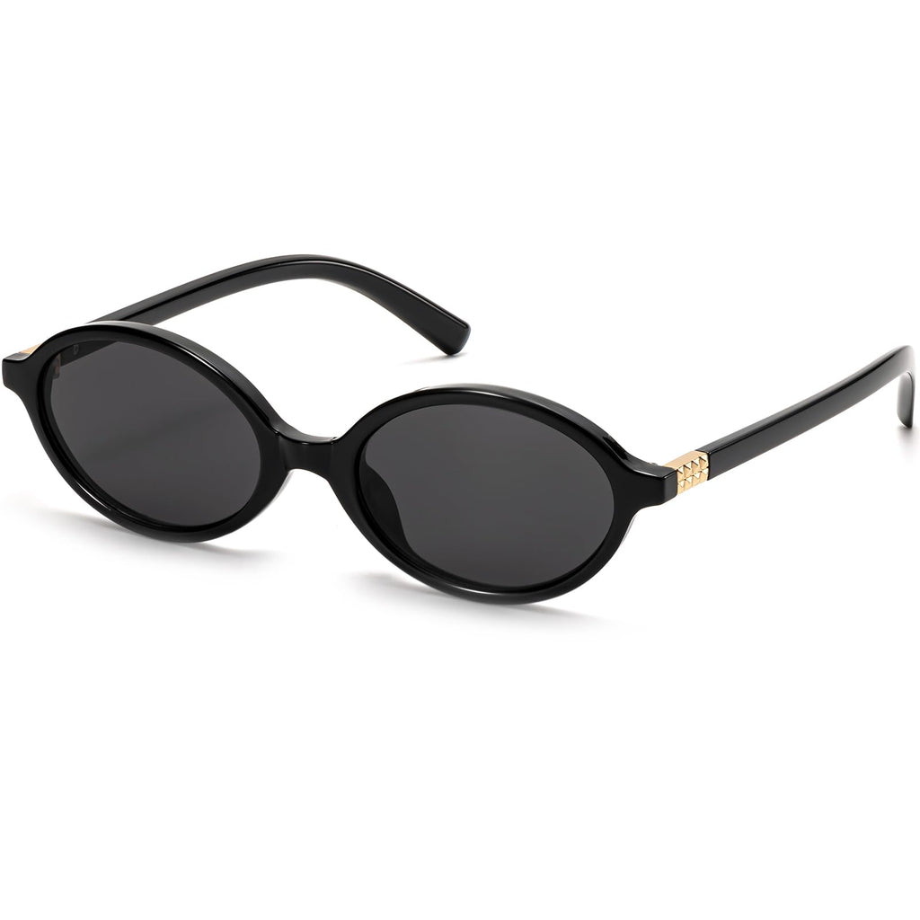 Women's Retro Oval Y2K Vintage Fashion Sunglasses