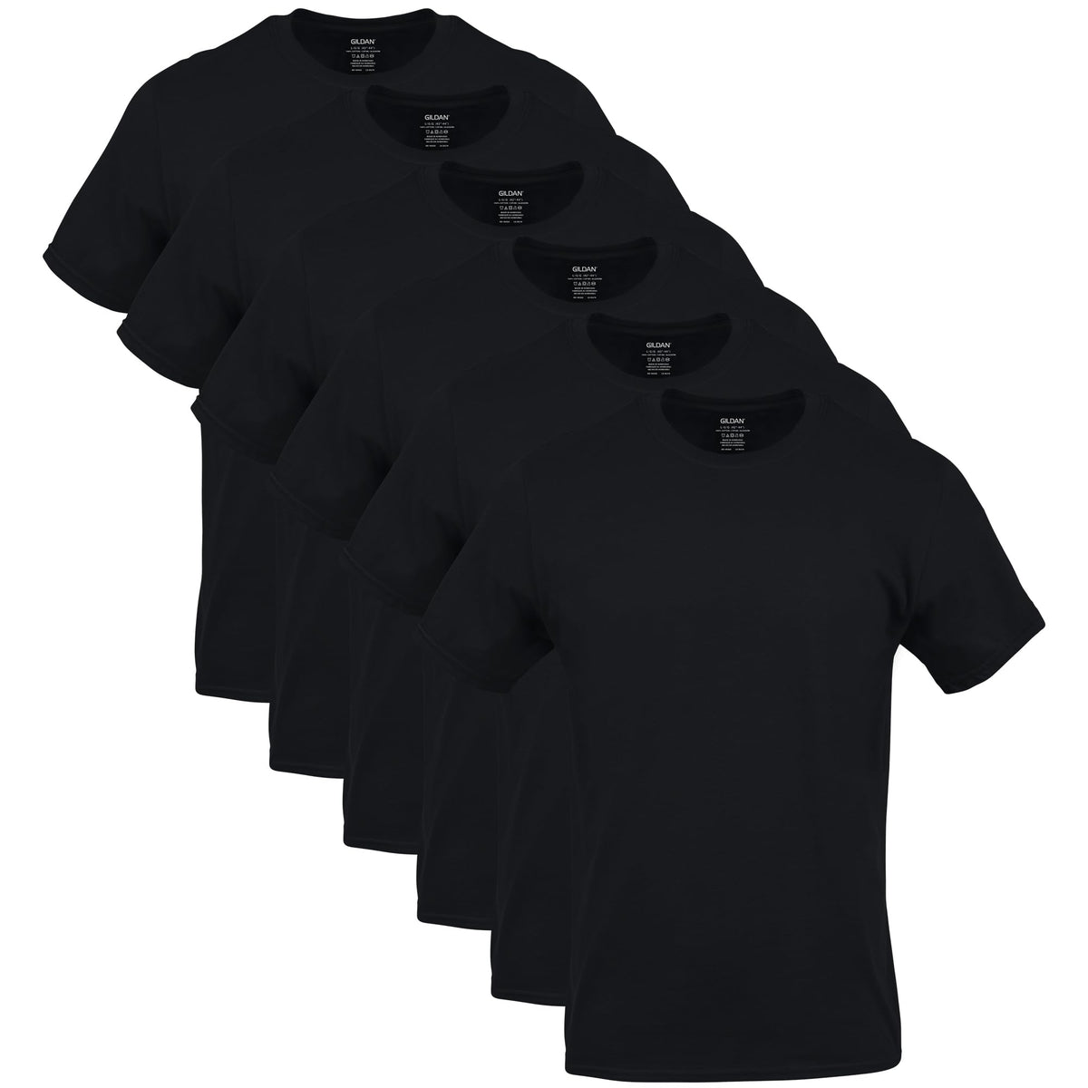 Gildan Men's Classic Crew T-Shirts Multipack G1100