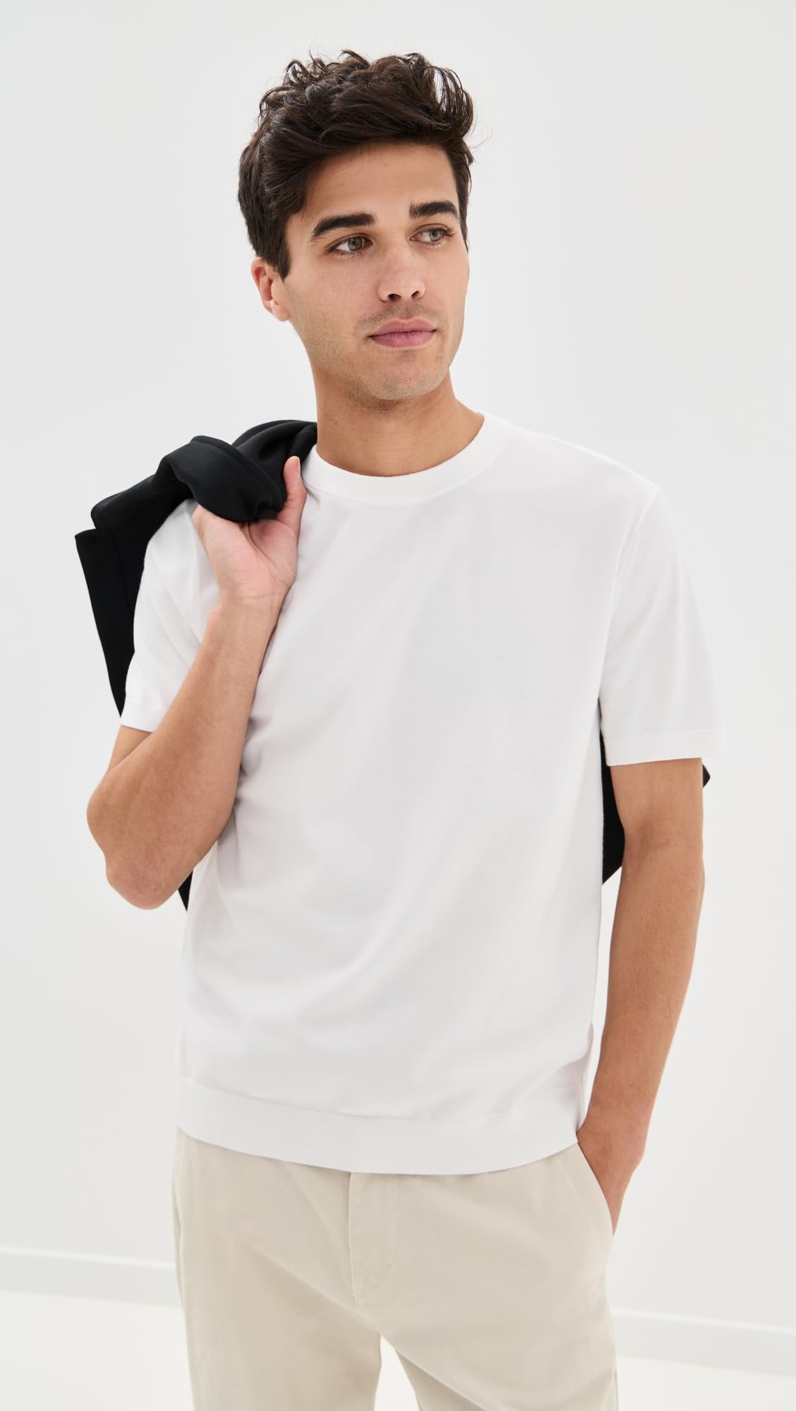 Theory Men's Light Bilen Knit Soris T-Shirt