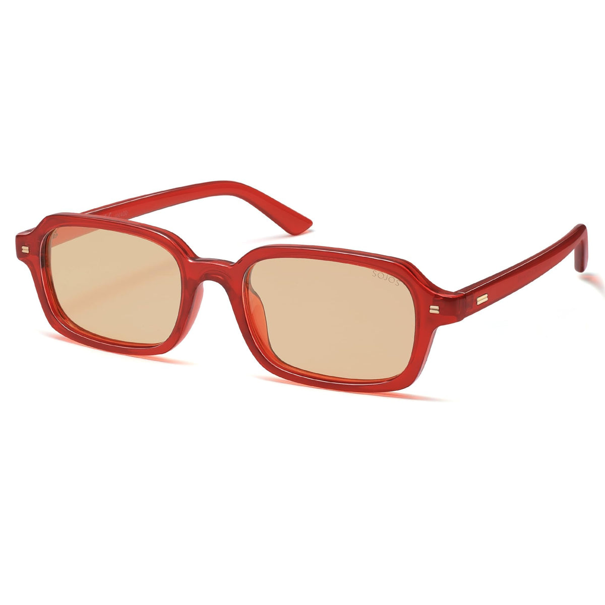 SOJOS Unisex Rectangle Polarized Sunglasses SJ2610