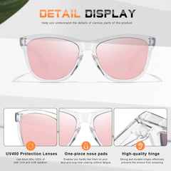DANAMY Unisex Polarized UV Protection Sunglasses