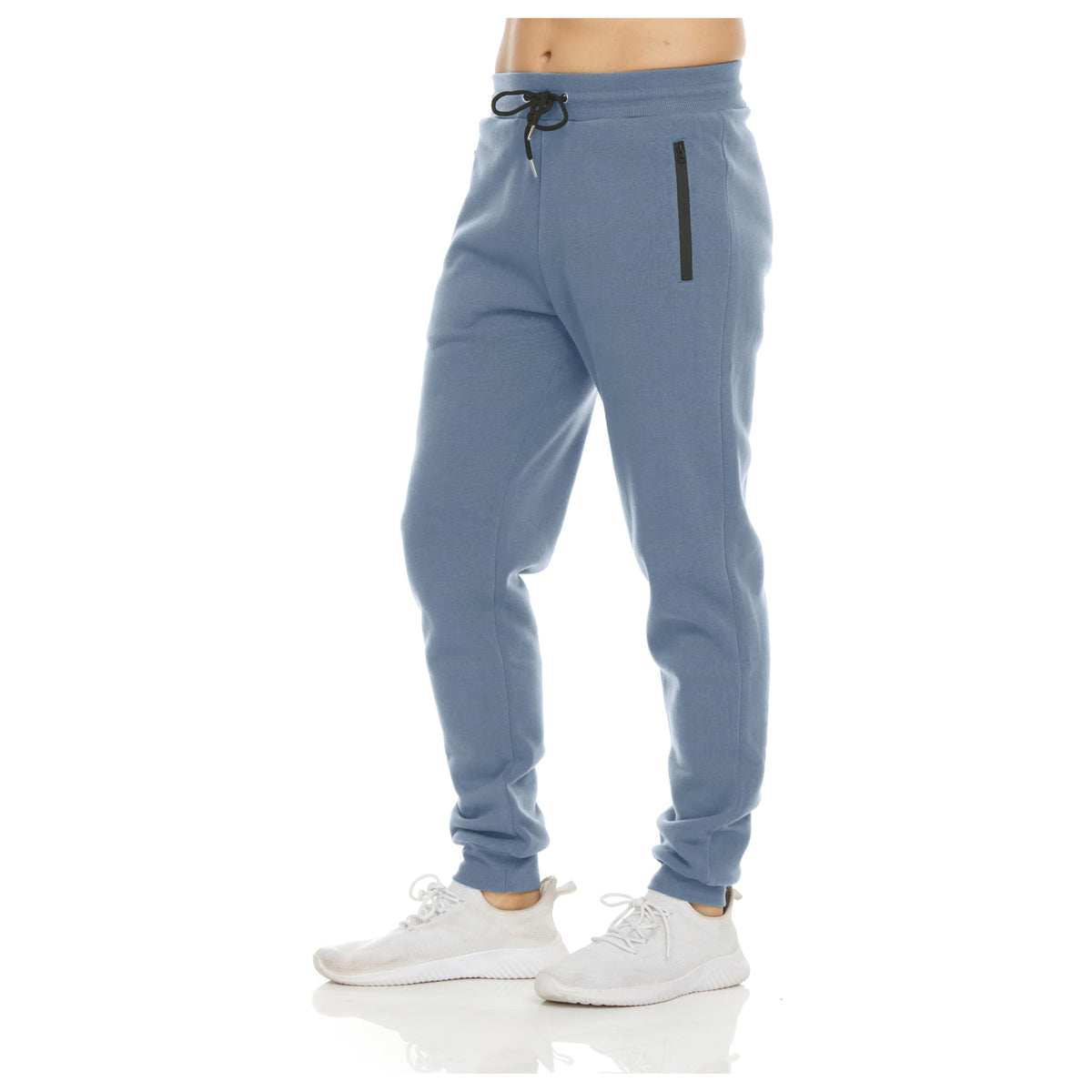 PURE CHAMP Men's Fleece Athletic Jogger Sweatpants 3-Pack