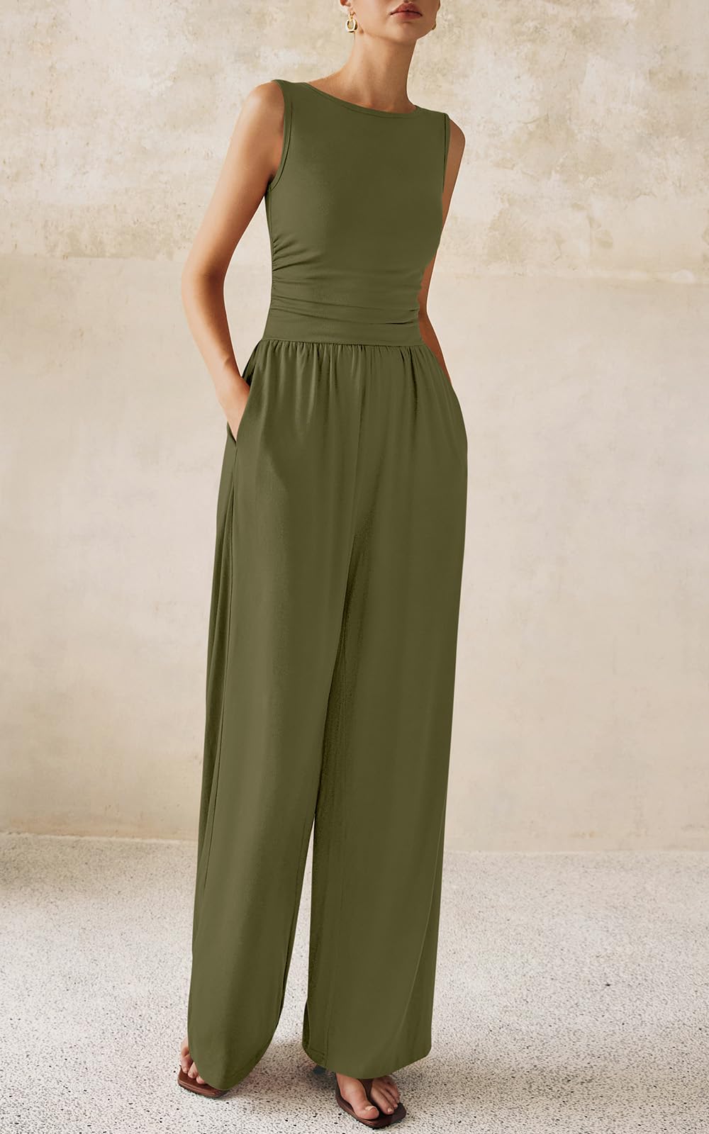 PRETTYGARDEN Women's Dressy Casual Vacation Jumpsuit
