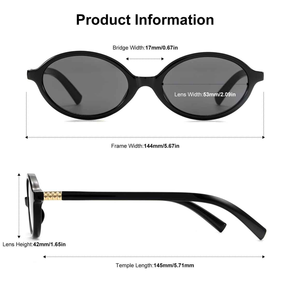 Women's Retro Oval Y2K Vintage Fashion Sunglasses
