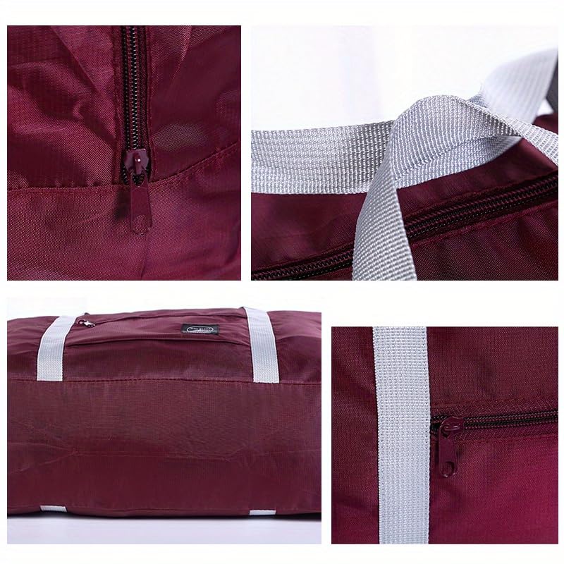 Foldable Lightweight Weekender Duffle Bag with Shoulder Strap