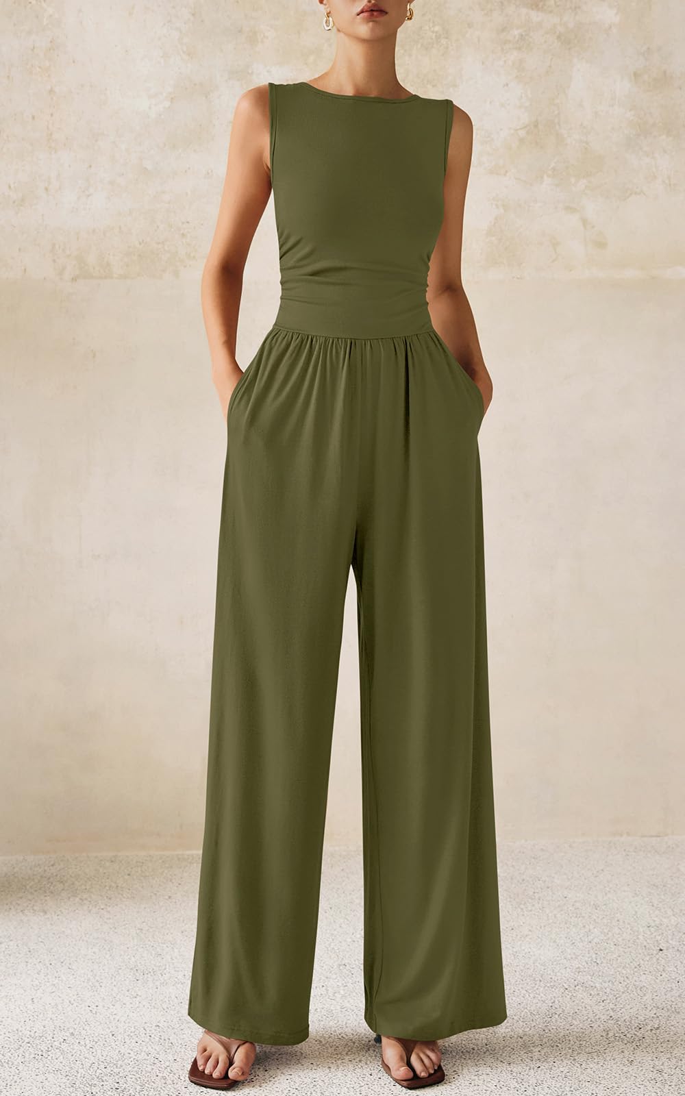 PRETTYGARDEN Women's Dressy Casual Vacation Jumpsuit