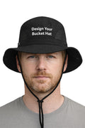 Unisex Custom Embroidered Mesh Bucket Hat Set