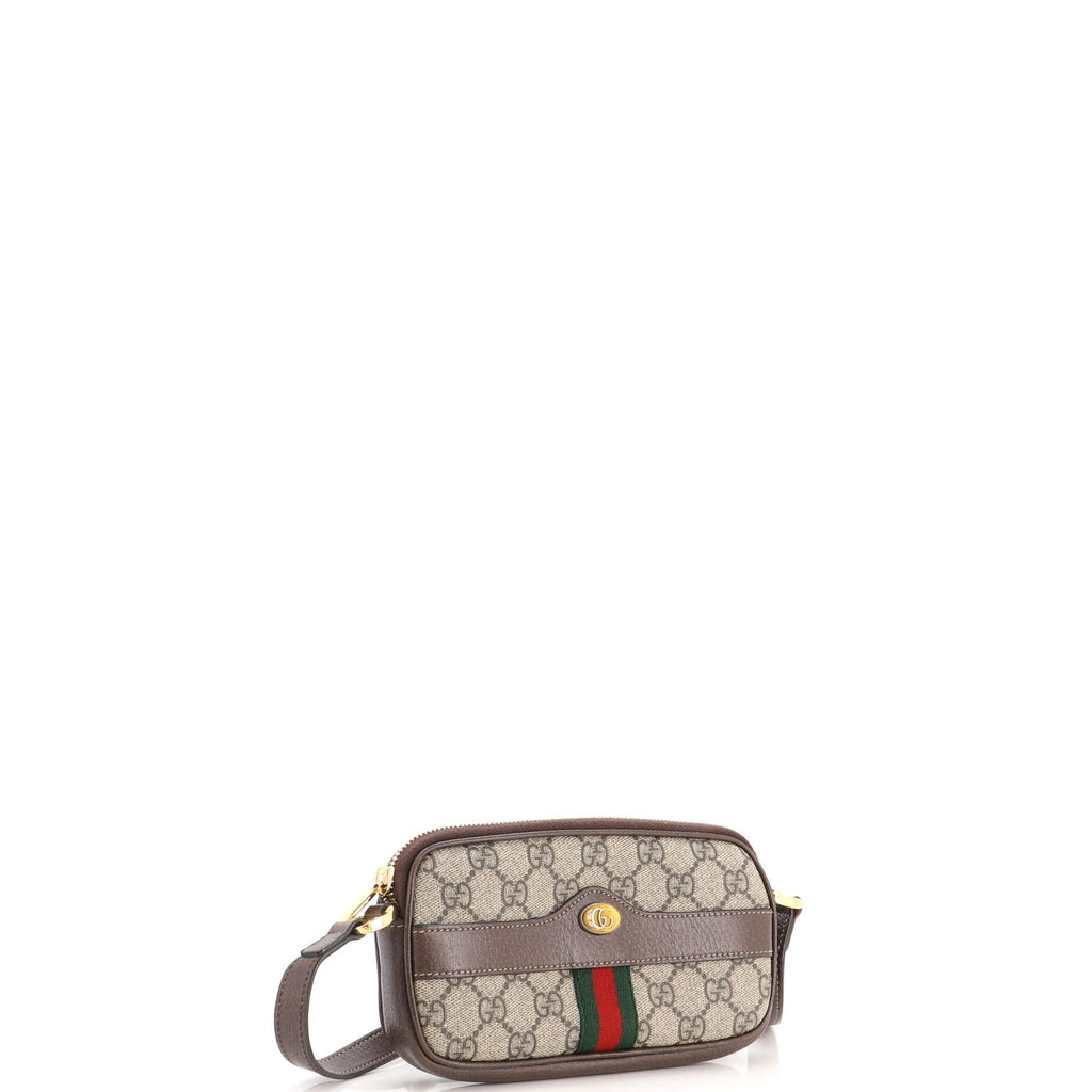 Gucci Pre-Loved Ophidia Mini Crossbody Bag - Brown
