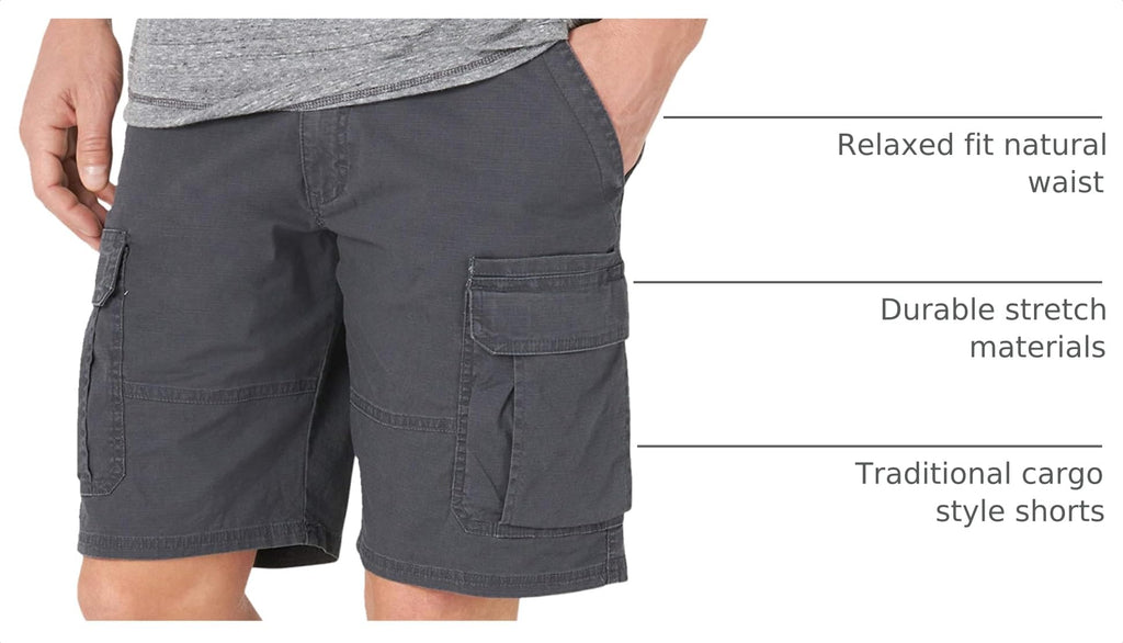 Wrangler Authentics Men's Classic Stretch Cargo Shorts
