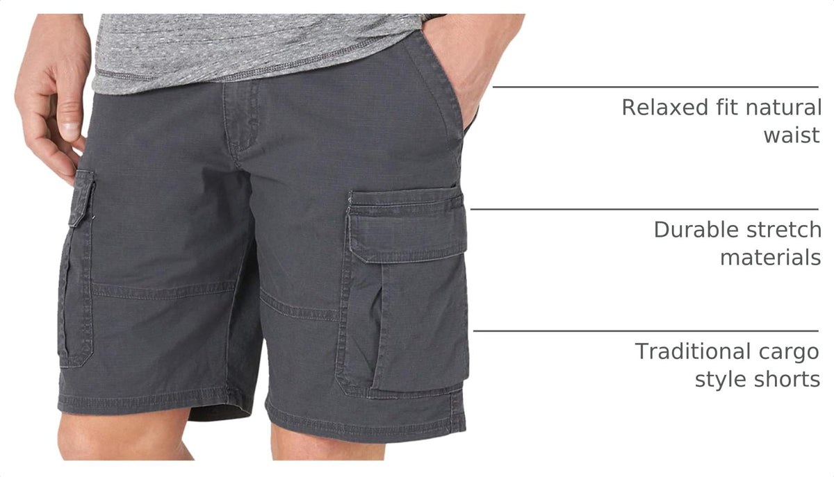 Wrangler Authentics Men's Classic Stretch Cargo Shorts