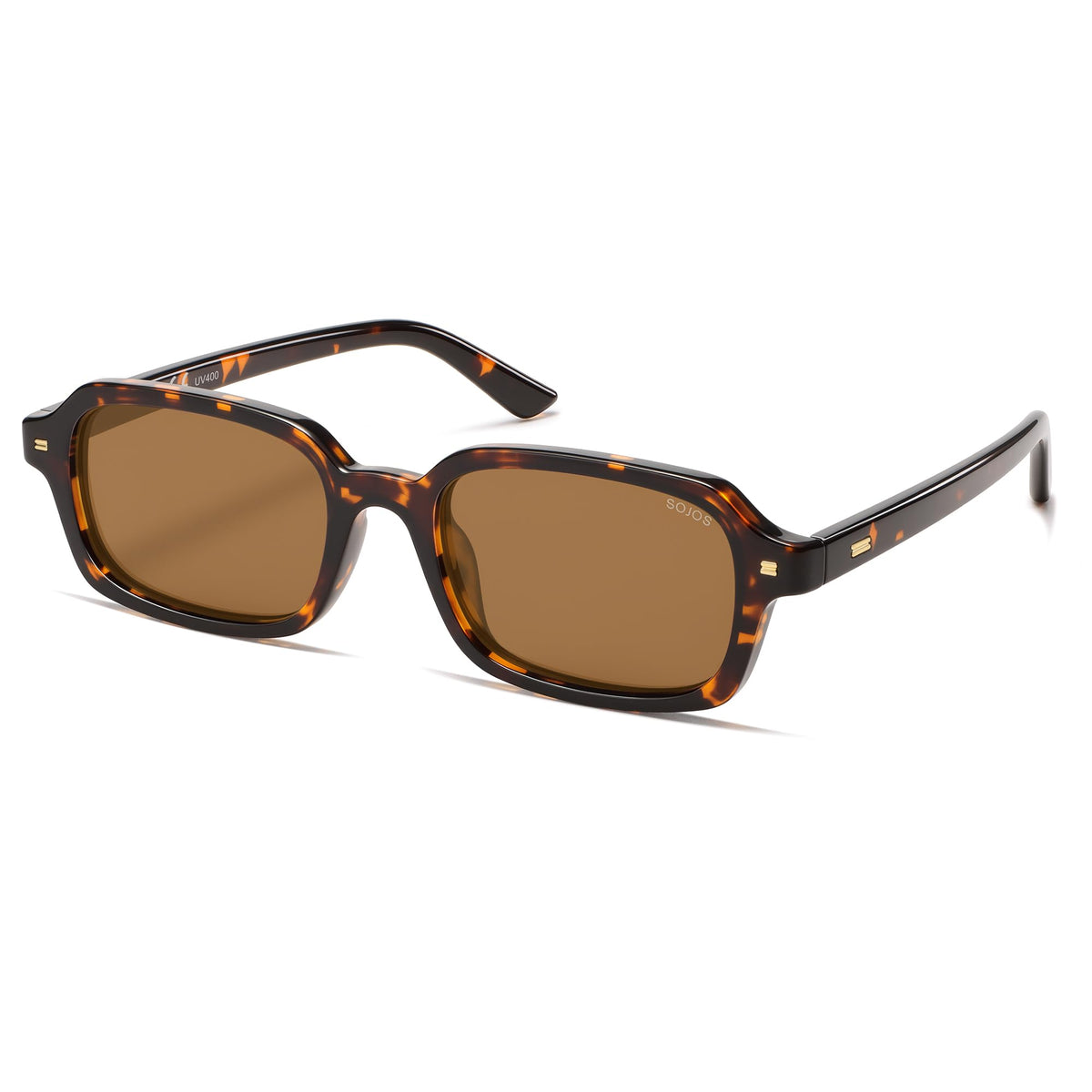 SOJOS Unisex Rectangle Polarized Sunglasses SJ2610