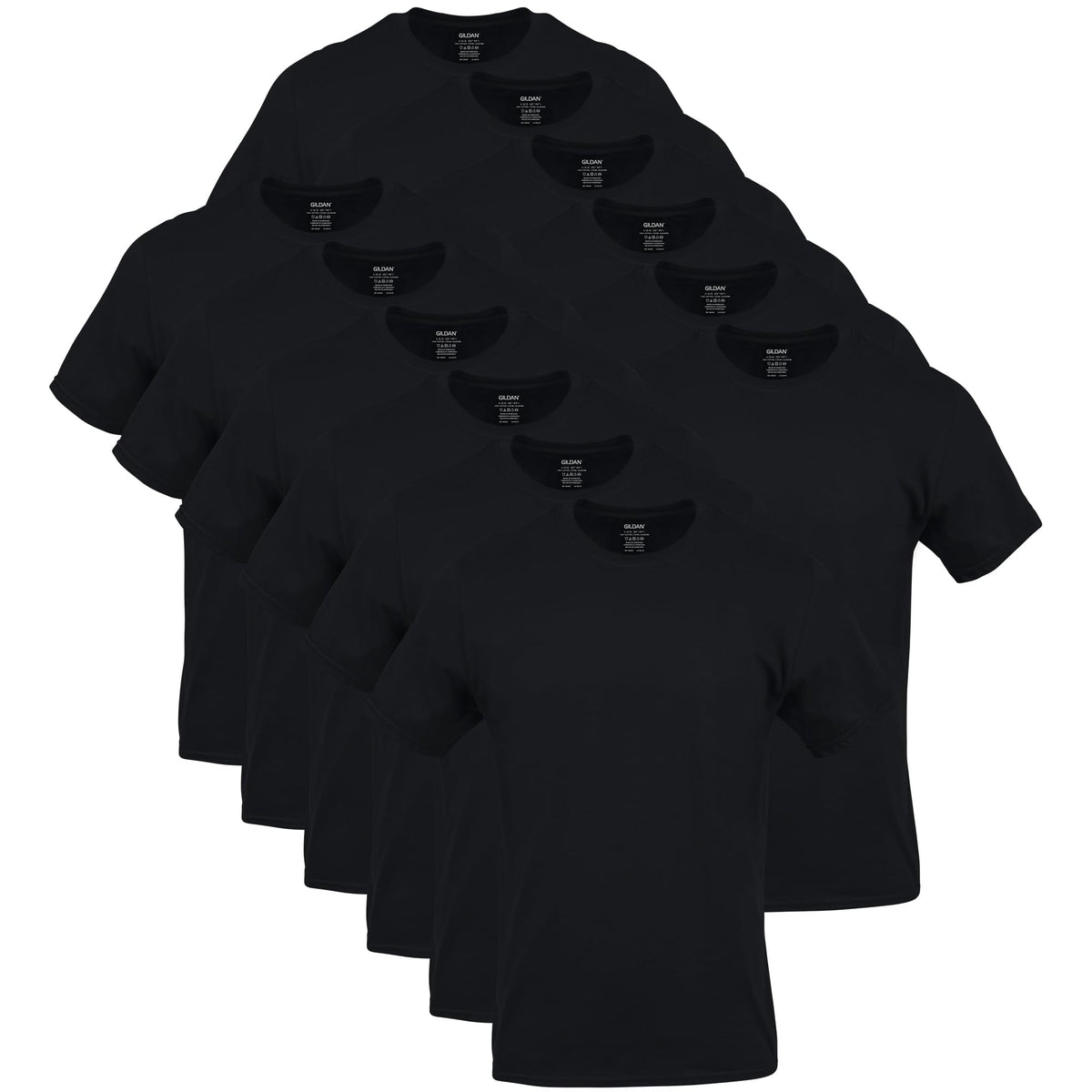 Gildan Men's Classic Crew T-Shirts Multipack G1100