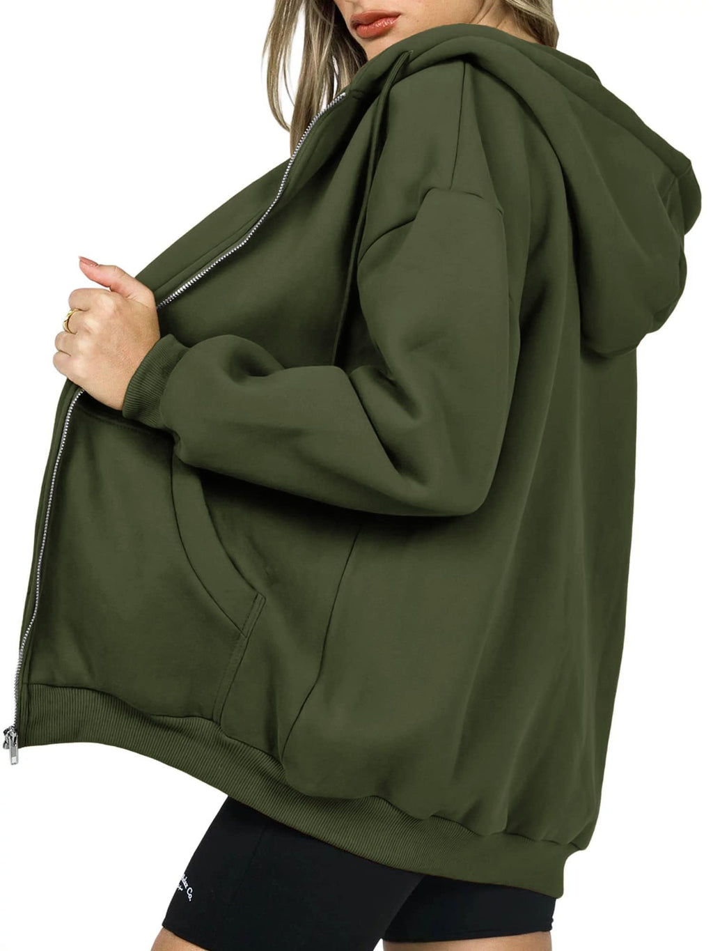 PRETTYGARDEN Women's Fall Zip-Up Hoodie Sweatshirt