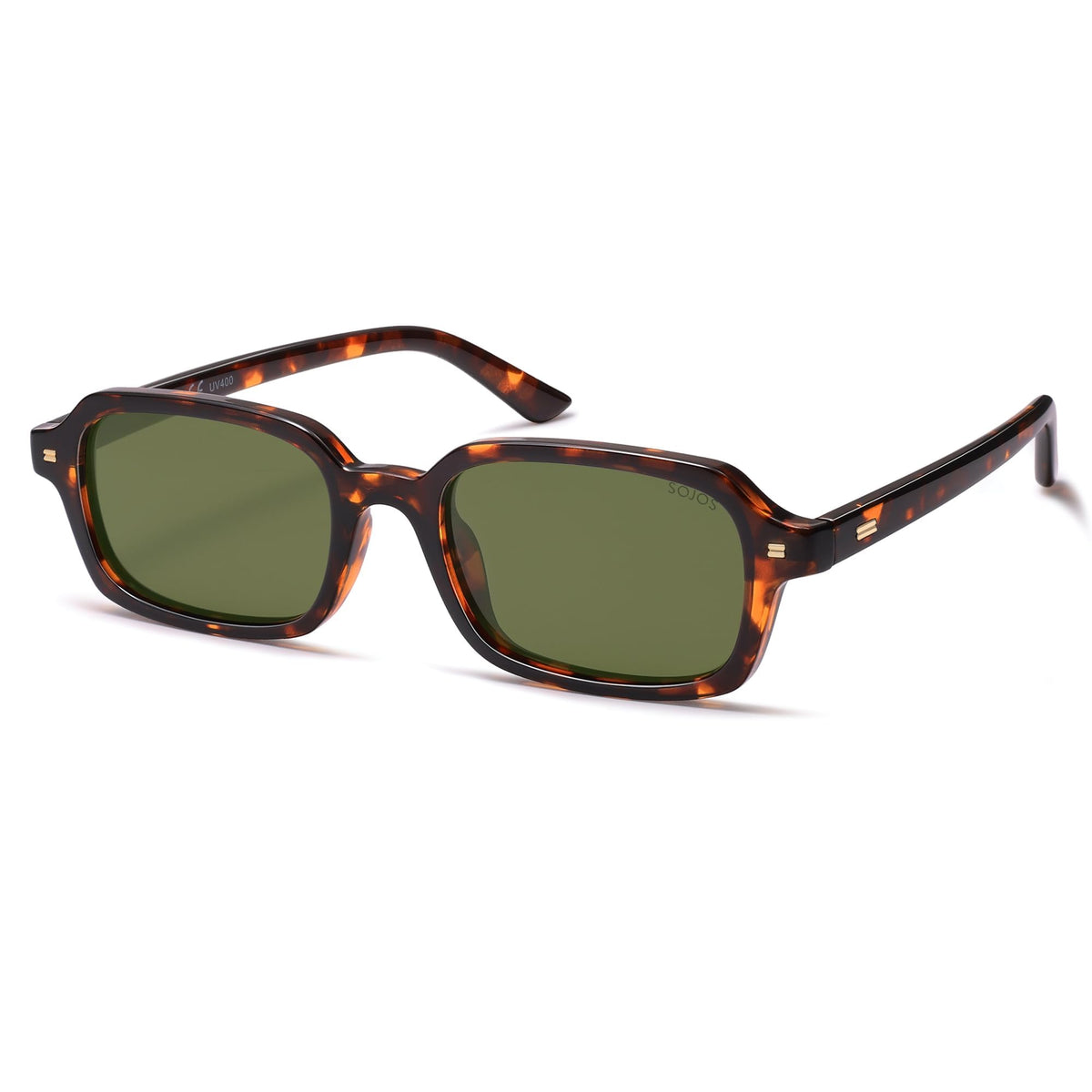 SOJOS Unisex Rectangle Polarized Sunglasses SJ2610