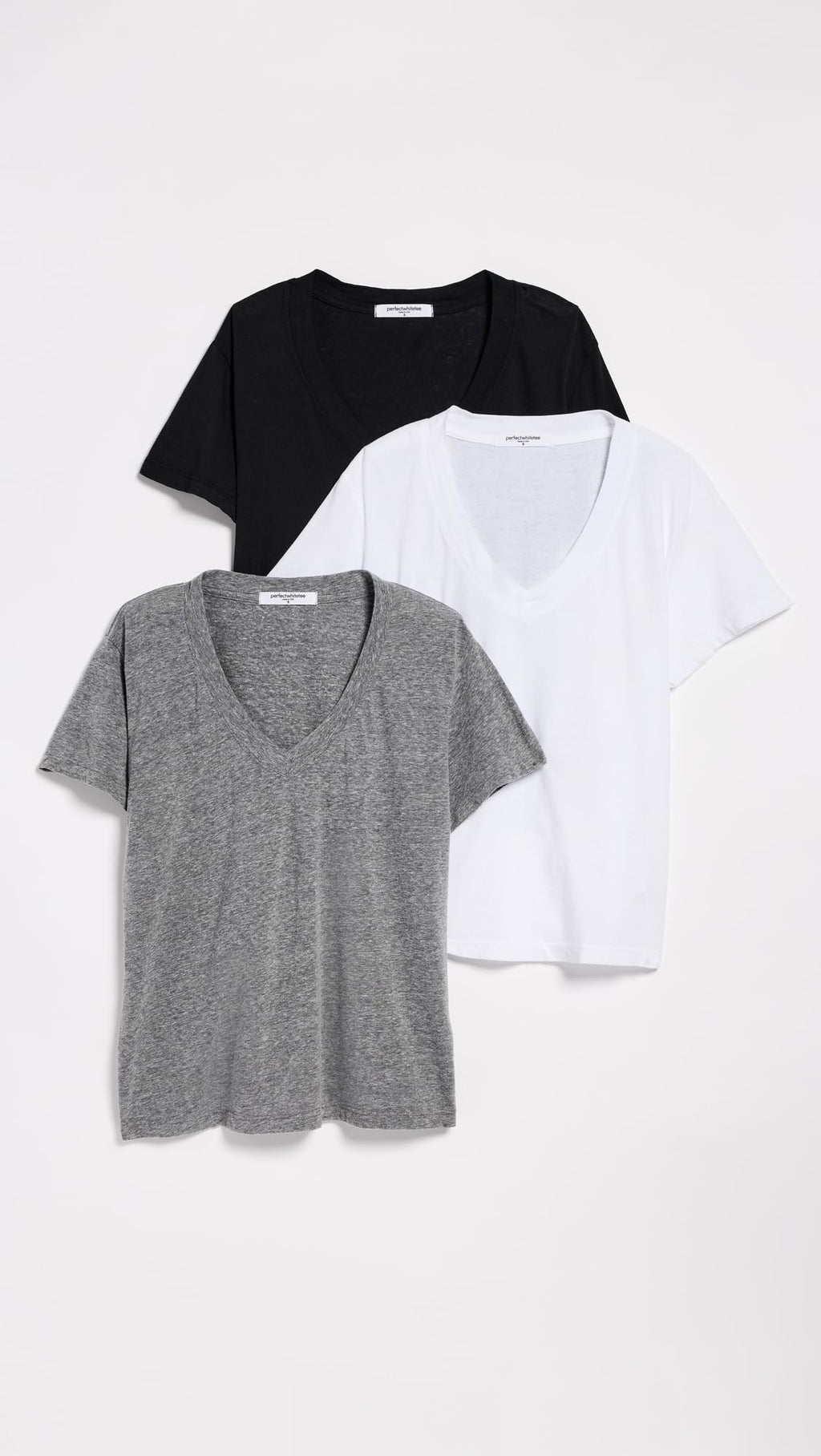 Perfectwhitetee Women's Hendrix Classic T-Shirt 3-Pack